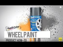 duplicolor wheel paint coating tutorial