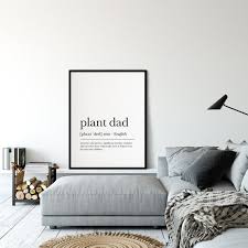 Plant Dad Definition Print Plantaholic