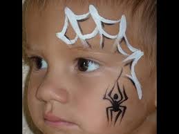 fast faces spider web face painting