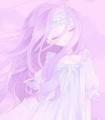 Reblog or like if you use! Anime Girl Cute Pastel Purple Aesthetic On We Heart It
