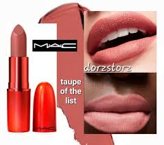 mac matte lipstick new year shine taupe of the list
