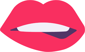 biting lip emoji for free