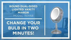 lighted vanity mirror bulb replacement