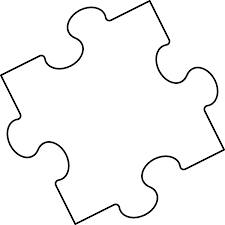 Jigsaw Puzzle Piece Outline 2 Clip Art At Clker Com Vector Clip