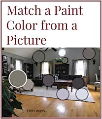 Match A Paint Color From A Picture
