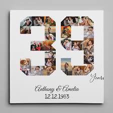 39th wedding anniversary gift 365canvas