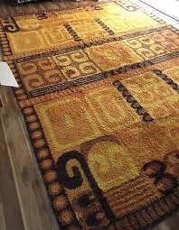 scandinavian rya rug abstract mid