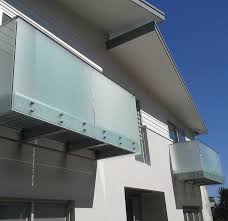 Outdoor Balcony Frosted Tempered Glass