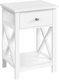 yaheetech bedside table with drawer