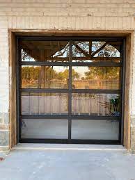 contemporary aluminum gl garage doors