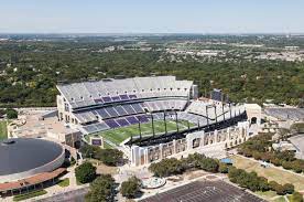 The $30 million investment features renovations including a permanent stage, artist dressing rooms and crew accommodations, acoustic stage treatments, public restroom. Texas Christian University Amon G Carter Stadium Redevelopment Flintco