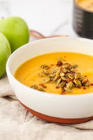 roasted ernut squash and apple soup