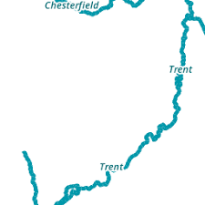River Trent Inland Waterways Map Canal River Trust