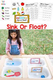 sink or float experiment + worksheet