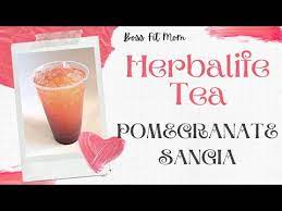 pomegranate sangria herbalife tea