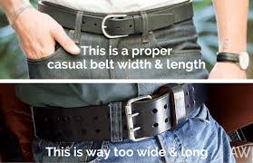 What Size Belt To Buy Mens Clothing Fit Guide