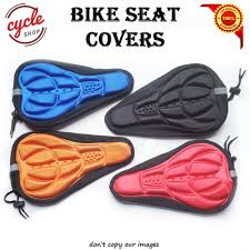 Uk Bike Seat Cover Bicycle Gel Pad Soft