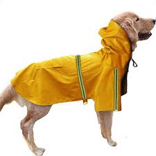 Us 7 99 11 Off 2017 New Dog Hooded Rraincoat Dog Night Reflective Safety Clothes Fluorescence Material Pet Waterproof Jacket Coat For Dogss 3xl In