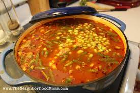 v8 chunky vegetable beef soup recipe