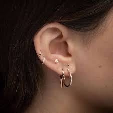 6 5mm Plain Ring Lobe Earrings Maria Tash