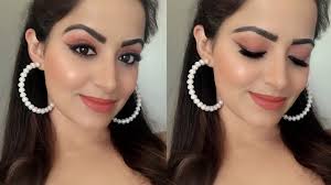 sweat proof makeup with white dress