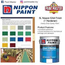 We are the number one coatings manufacturer in terms of production capacity as well as annual sales. 5l Set Nippon Ea4 Finish Epoxy Hardener Heavy Duty Epoxy Floor Coating Lazada