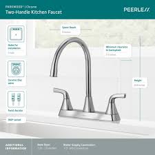 p2935lf two handle kitchen faucet