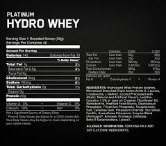 optimum nutrition hydro whey 3 5