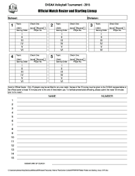 30 Printable Soccer Lineup Sheet Forms And Templates