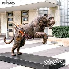 Outdoor Bronze Life Size Tiger Statue