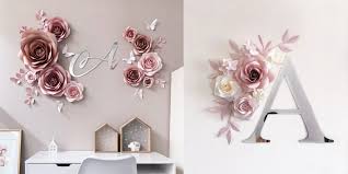 paper flower wall decoration ideas