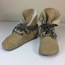 Otz Shoes Troop Shearling Tan Sand Boots Unisex