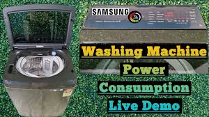 samsung top load washing machine demo