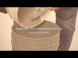 Masterseal 581 Cement Based Waterproof Coating