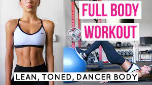 full body gym workout for a lean toned