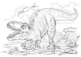 Znajdziecie tutaj darmowe kolorowanki do druku z różnymi motywami. Kolorowanka Dinozaur Tyranozaur Rex Do Druku