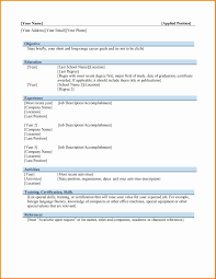 6 Curriculum Vitae Download In Ms Word Theorynpractice