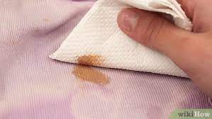 how to remove foundation from clothes