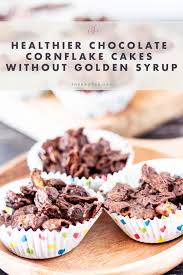 healthier chocolate cornflake cakes for