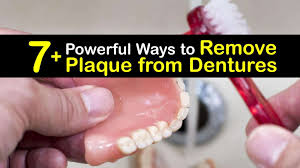 Studies suggest that toothpaste that contains baking soda may be more effective at reducing the amount of plaque in the mouth than traditional toothpaste. 7 Powerful Ways To Remove Plaque From Dentures
