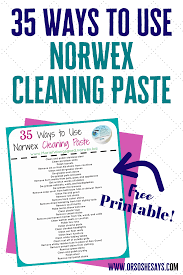 ways to use norwex cleaning paste 35