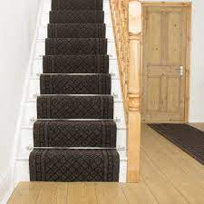 dark brown stair runner rug conga