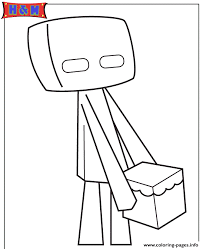 Enderman at for personal use minecraft coloring, cute cartoon enderman coloring. Cute Cartoon Enderman Coloring Pages Printable