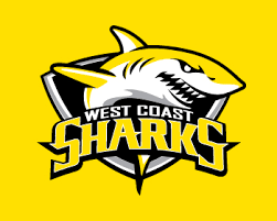 west coast sharks logo design