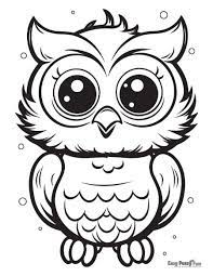 owl coloring pages 30 printable