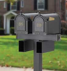 whitehall products double mailbox package