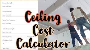 false ceiling cost in india using