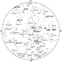 Astronomy Notes 0 Sky Chart For Mid Months June 11 30pm