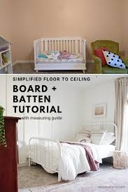 to ceiling board batten tutorial