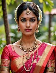traditional marathi bride wearing